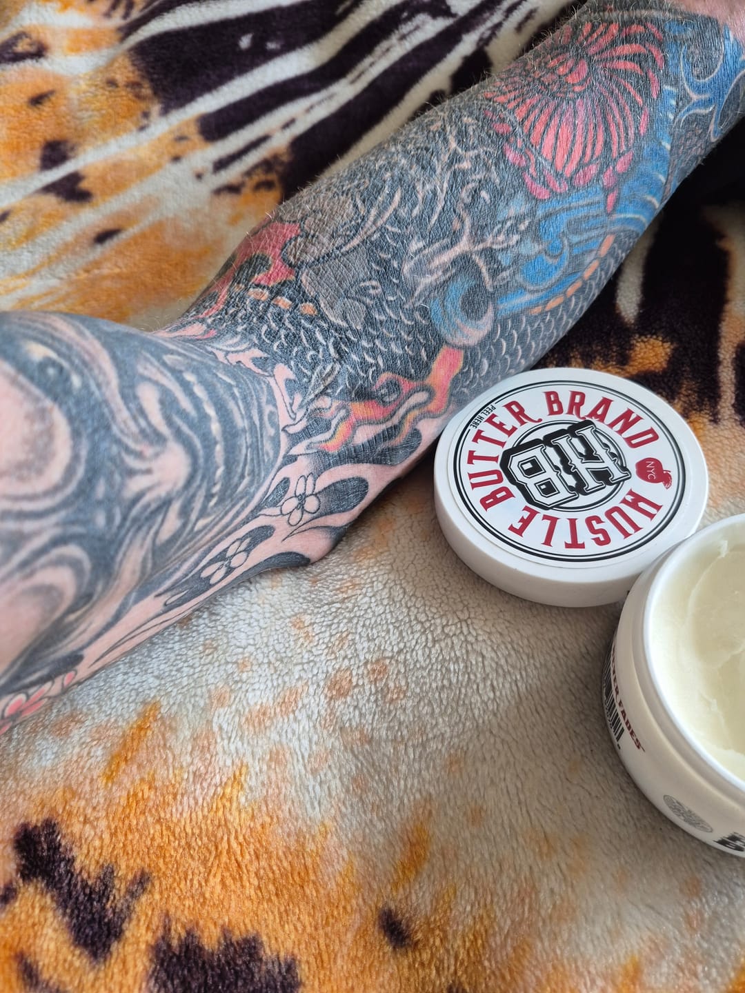 Customer photo review of Tattoo Hustle Butter