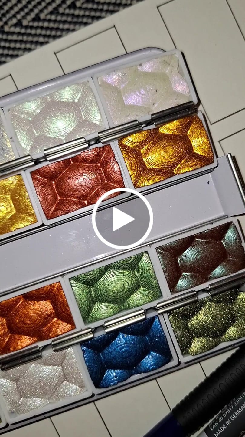 Customer video review of The Luminous Treasury Box - 28 COLORS BUNDLE- (4 COLOR SHIFTERS, 24 SHIMMER COLORS)