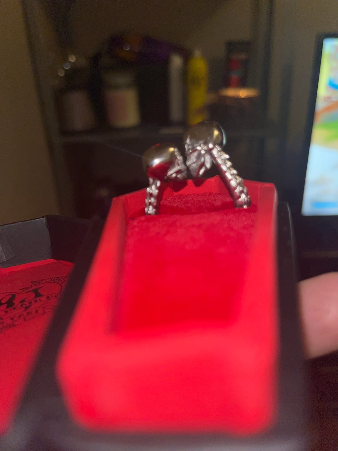 Customer photo review of DEATH WON'T DO US PART RING