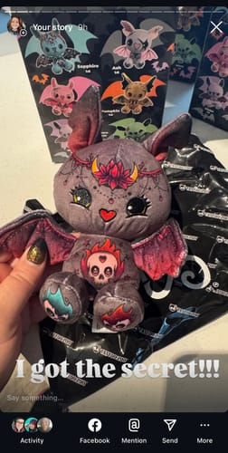 Customer photo review of Batties Plush Pendant Blind Box