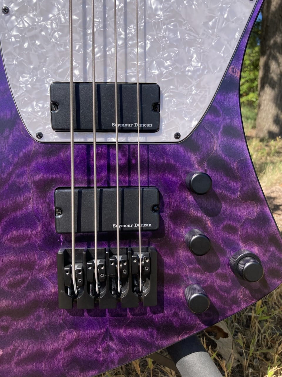 Customer photo review of 4 String A Style Bass Bridge