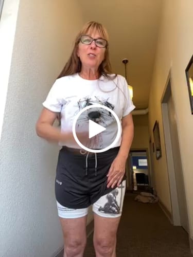 Customer video review of 'Warrior's Prayer' Women's Performance Shorts