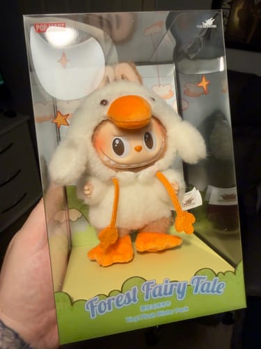 Customer photo review of 【Hot】labubu the monsters Forest Fairy Tale Series Vinyl Plush Doll DUCK