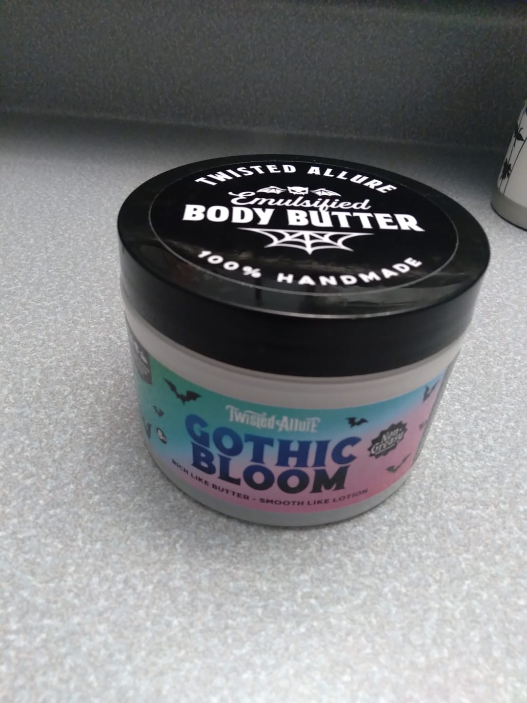 Customer photo review of Gothic Bloom Emulsified Body Butter