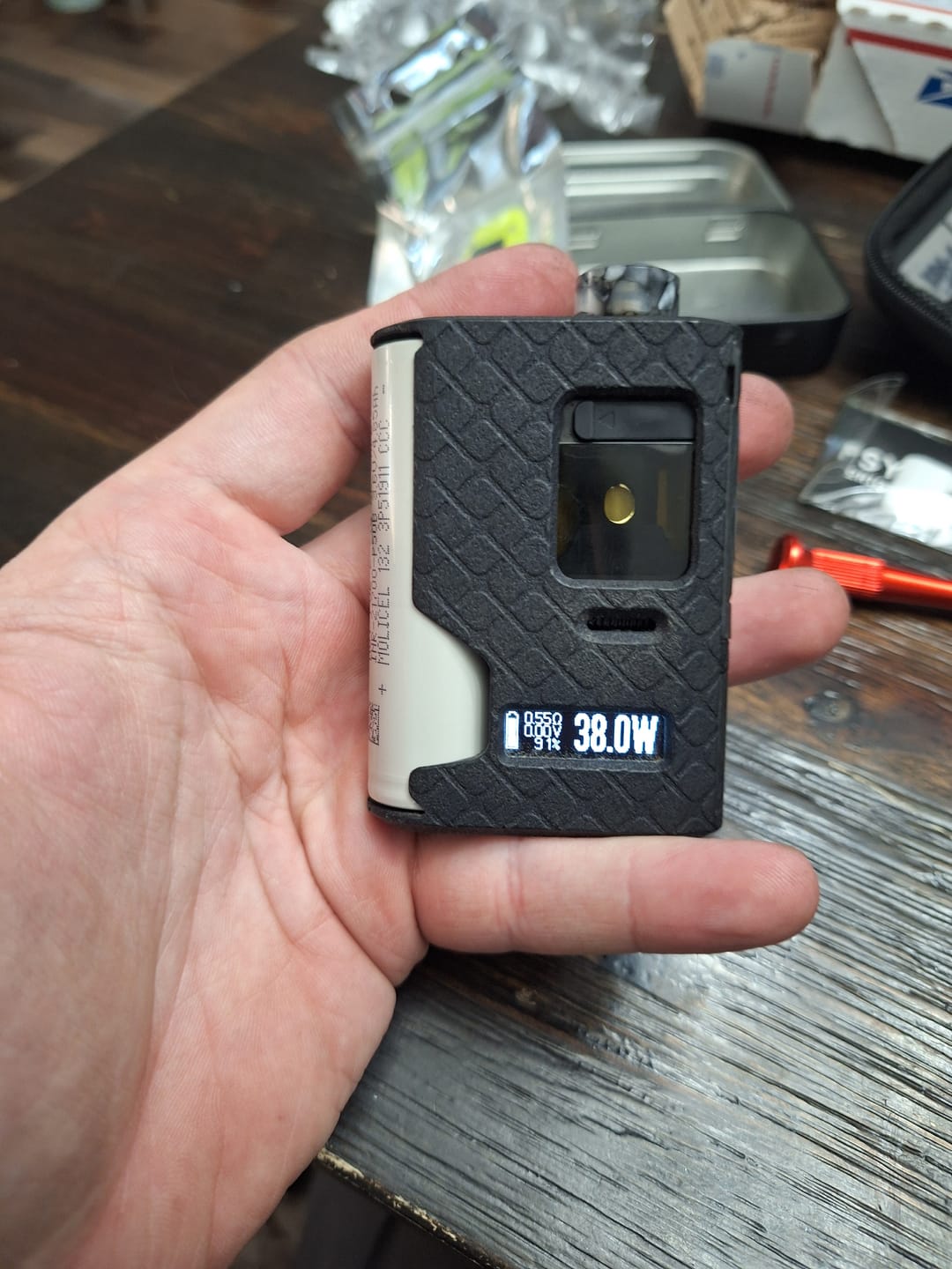 Customer photo review of Molicel 21700 P50B 5000mAh 60A Battery