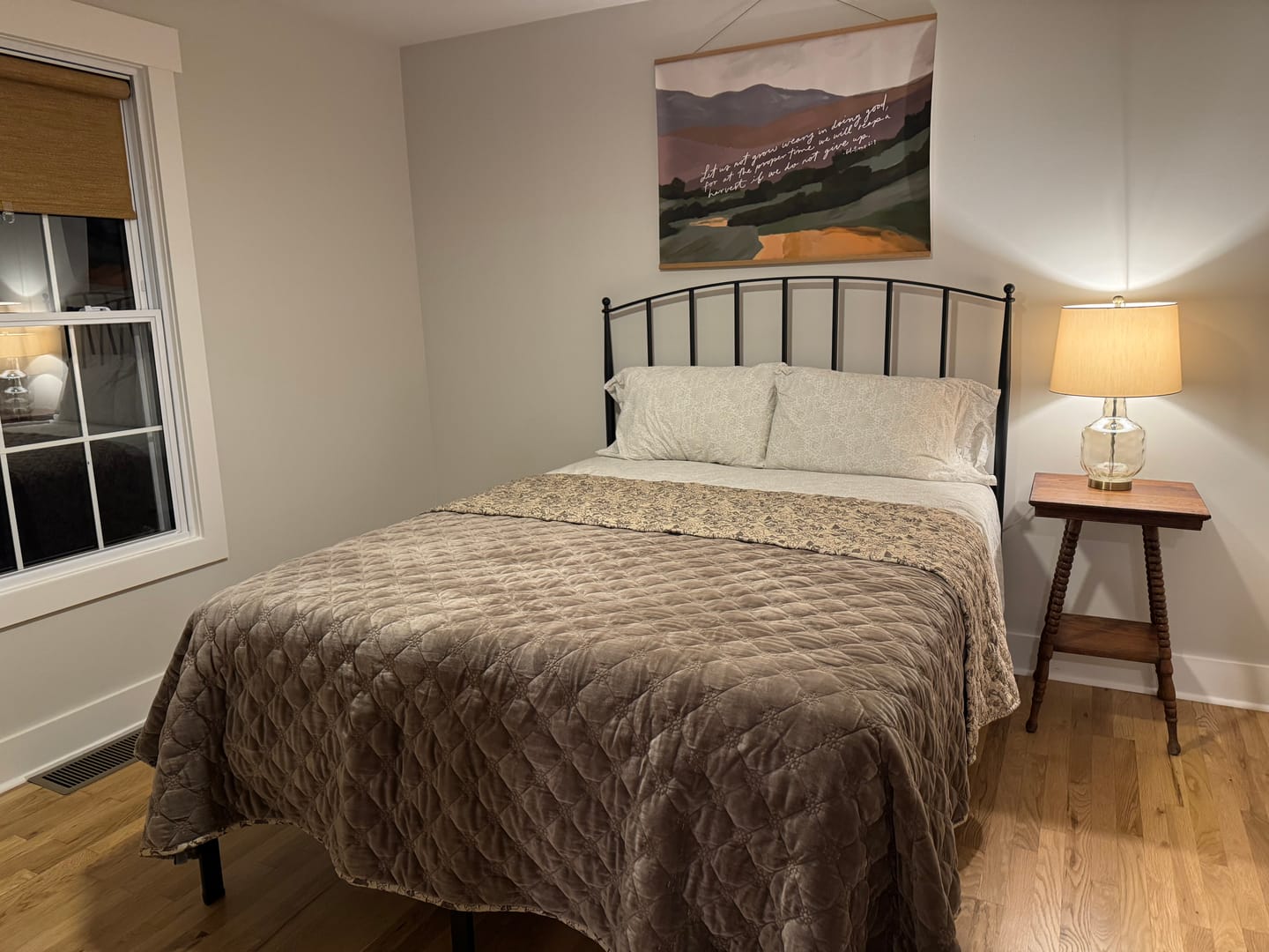 Customer photo review of Large Poster: Let us not grow weary