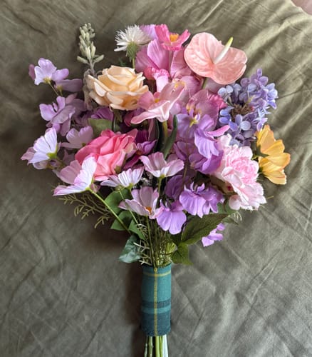 Customer photo review of Pastel Cloud Bouquet