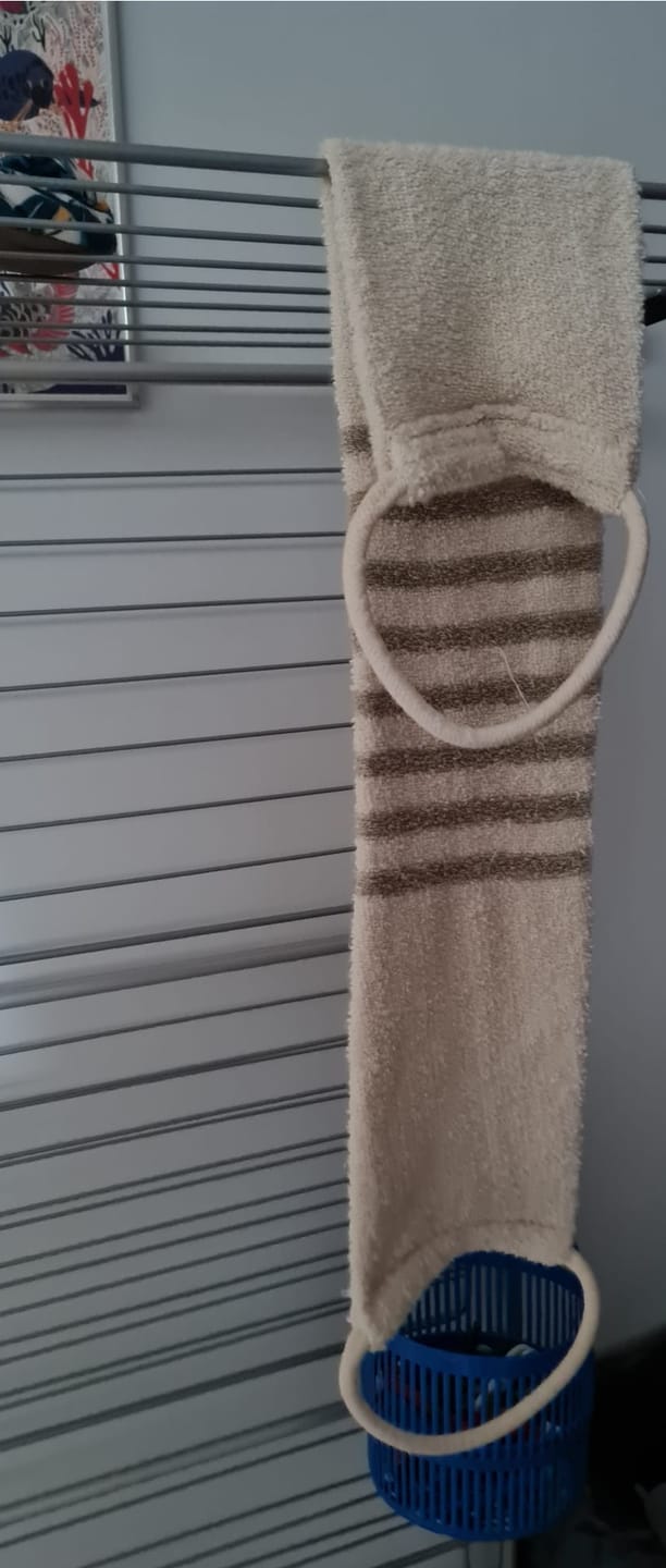 Customer photo review of Laniere de massage en Lin et Coton BIO