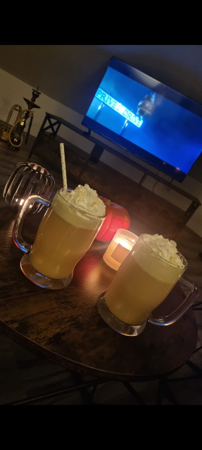Customer photo review of XL Butterscotch Brew Glas
