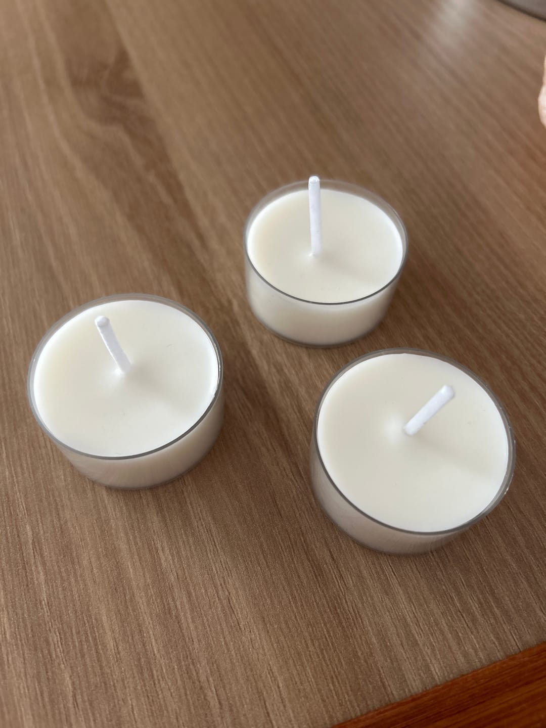Customer photo review of ENVASES PARA VELAS DE TÉ