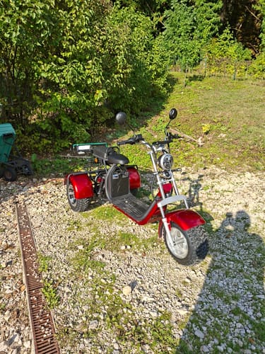 Customer photo review of Tricycle électrique 3 roues City Coco CP-3.0 – biplace compact, autonomie modulable (20 Ah / 40 Ah)