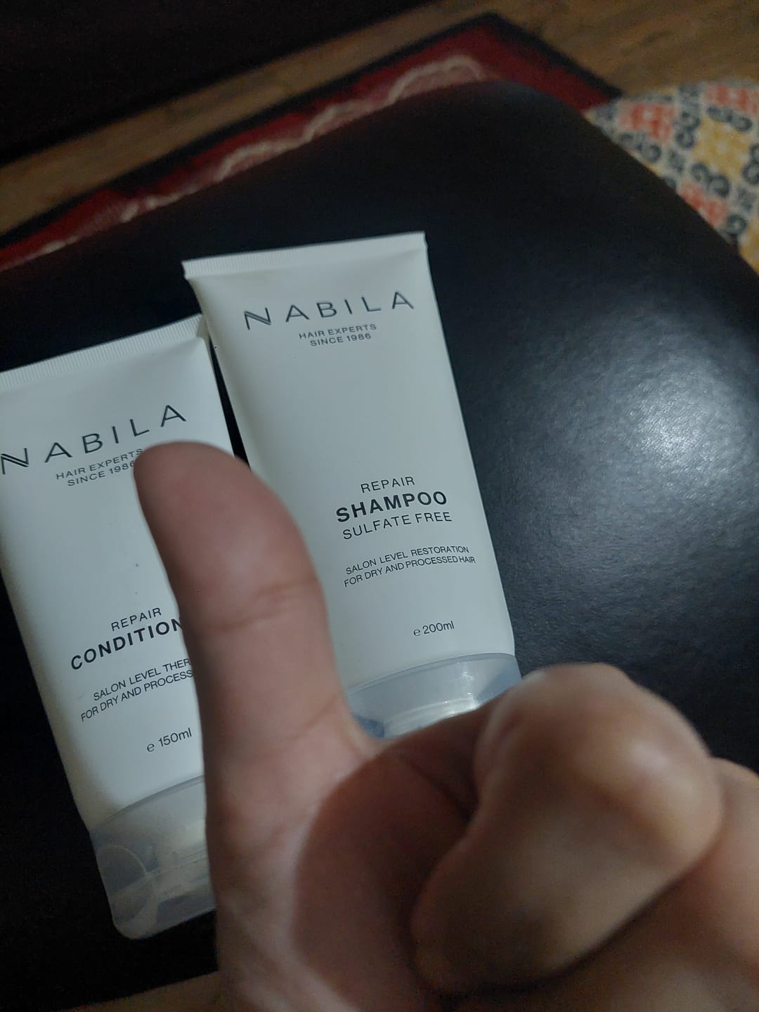 Customer photo review of NABILA Repair Conditioner | 150ml