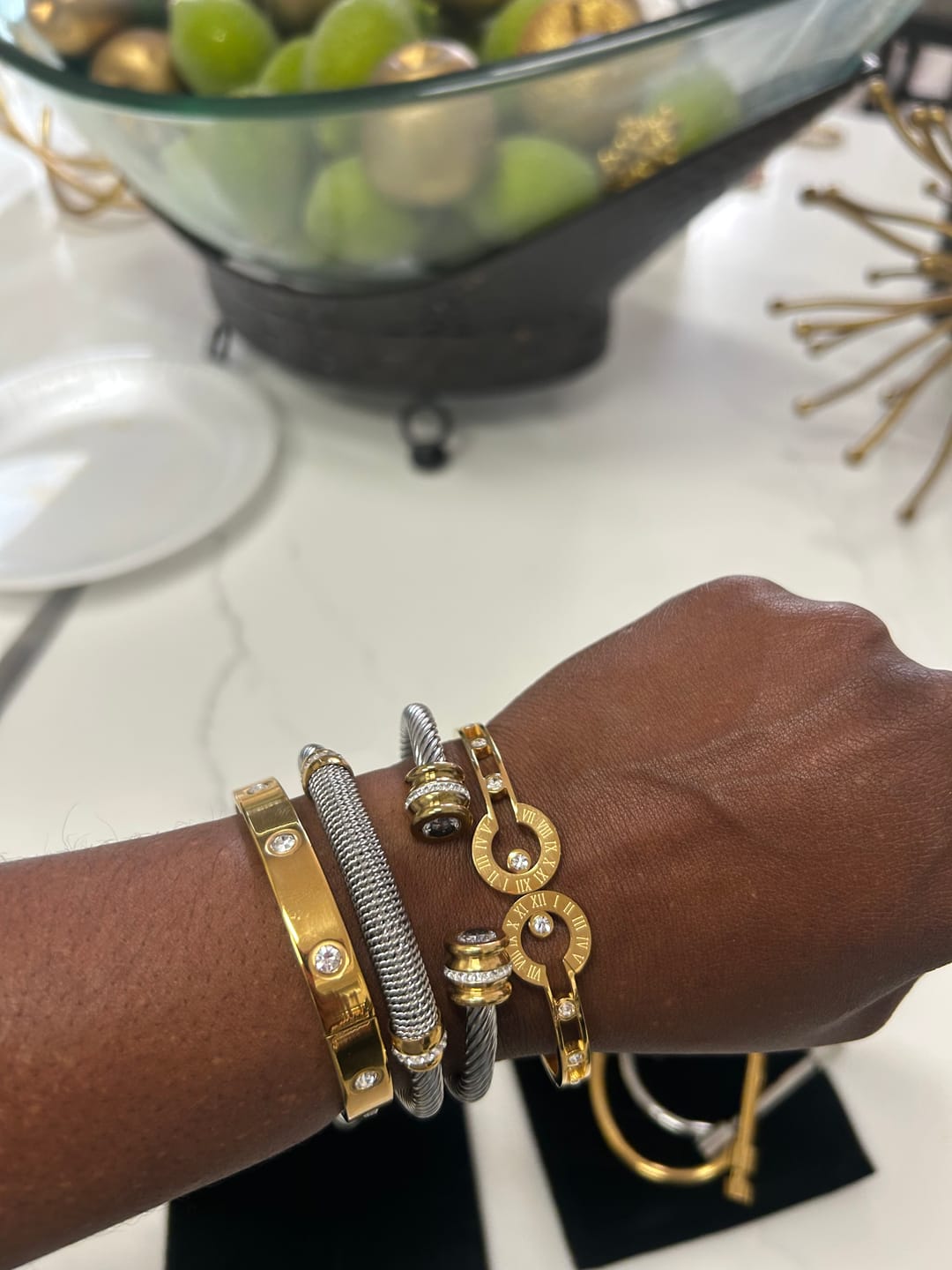 Customer photo review of Ana Lucia Bracelet Stack