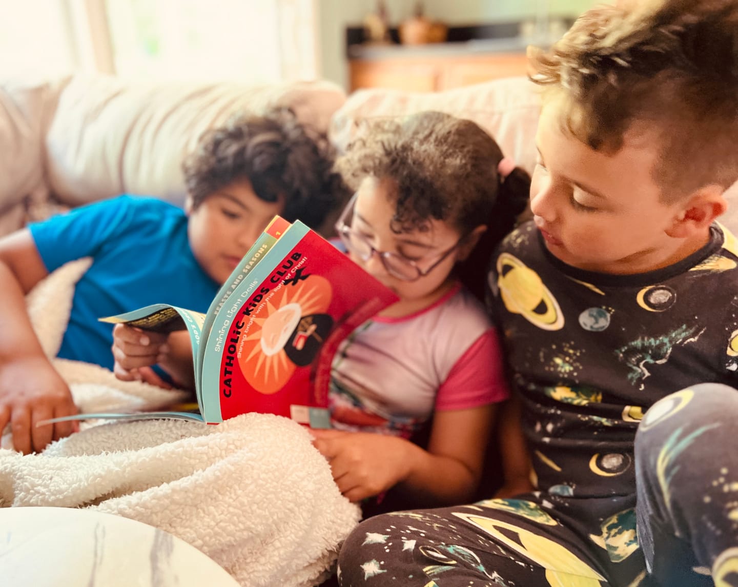 Customer photo review of Catholic Kids Club Magazine 1-Year Subscription (12 issues- 1 per month)