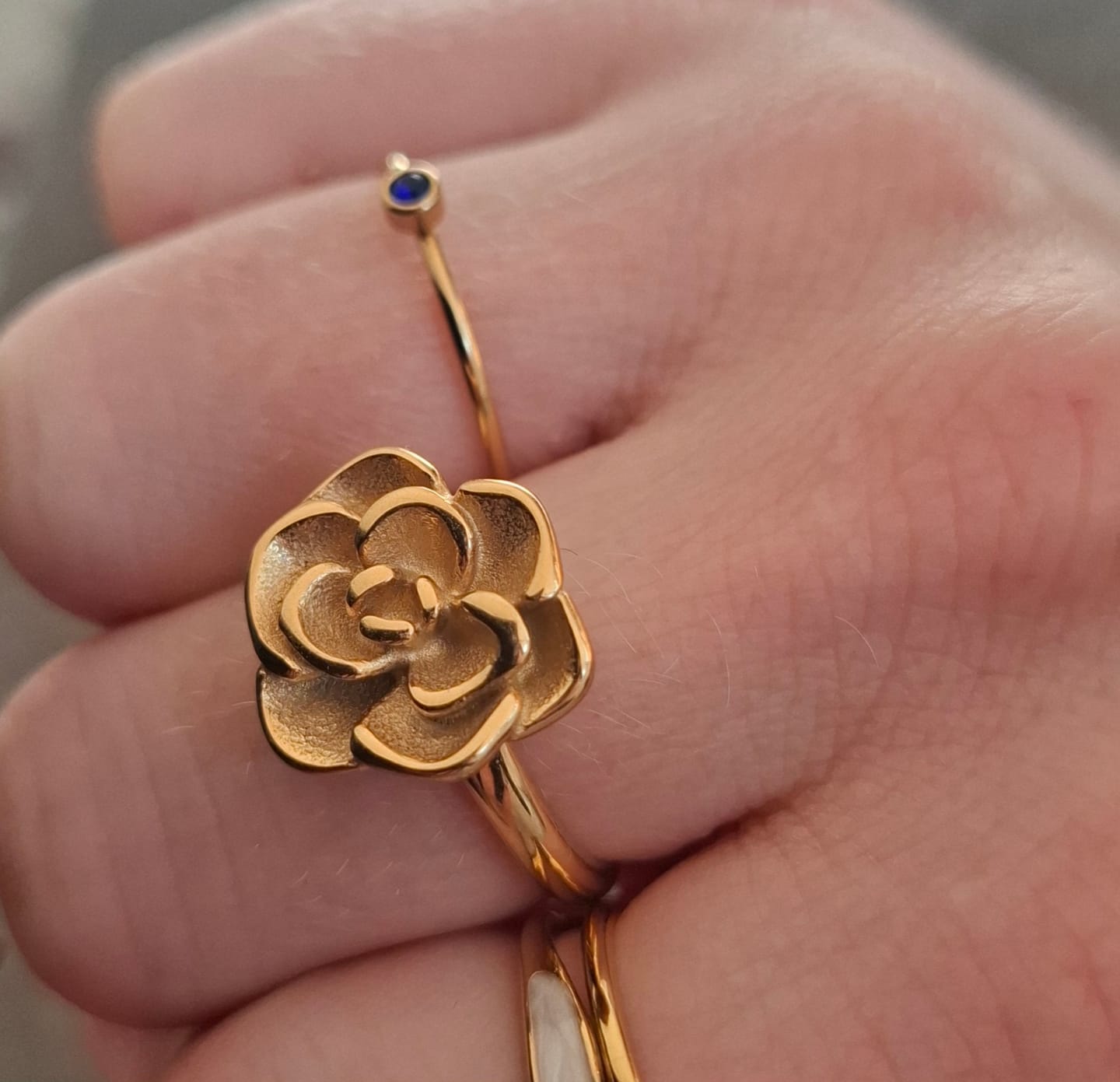 Customer photo review of Pua Kala Floral Ring (Bundle)