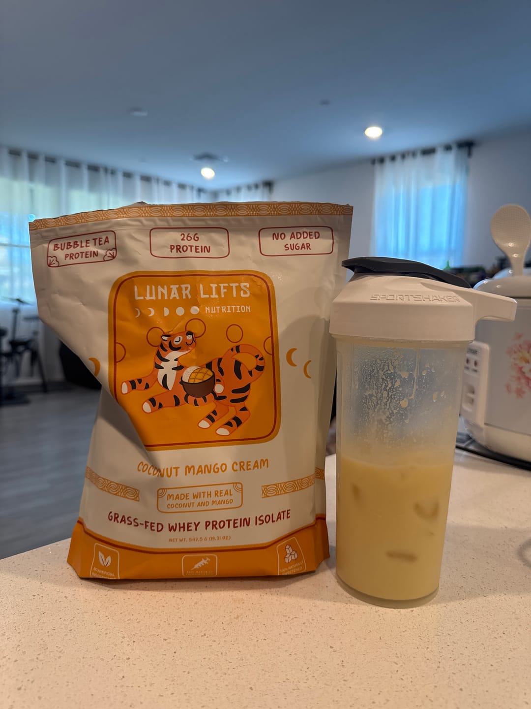 Customer photo review of Coconut Mango Cream - Whey