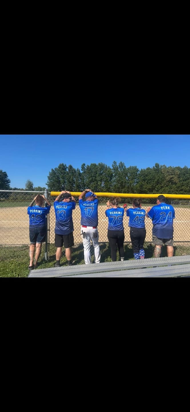 Customer photo review of Custom Gradient Baseball Jerseys Personalized Name Number Logo