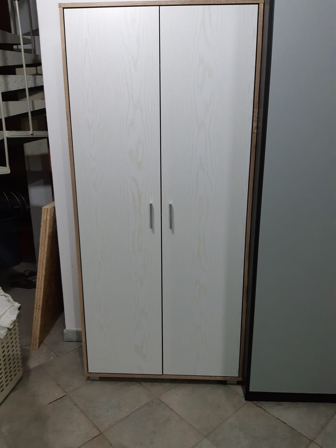Customer photo review of Mobile Scarpiera Alta Mars4 con 6 Piani in Rovere Nordico e Bianco Alpes o Rovere