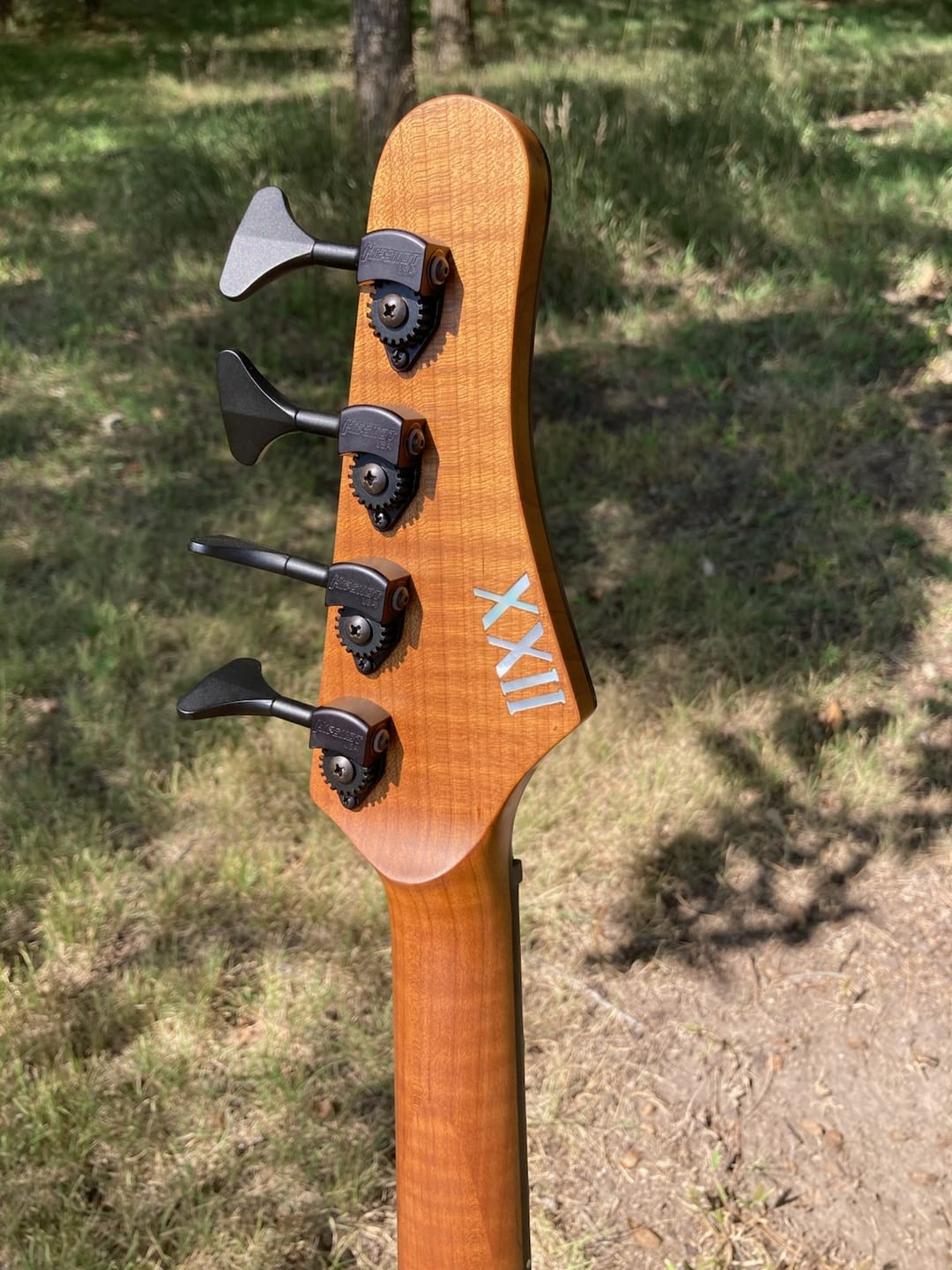 Customer photo review of USA Ultralite® Bass Tuning Machine 3/8" (Sold Individually)