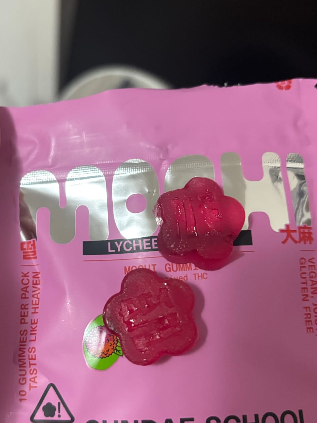 Customer photo review of Lychee Dragon (10mg) Mini