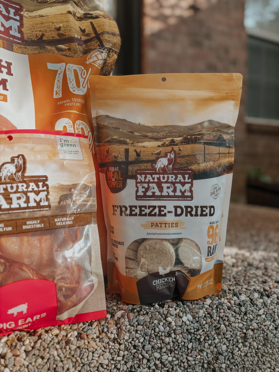 Customer photo review of Freeze-Dried Chicken - Patties (14-oz bag)