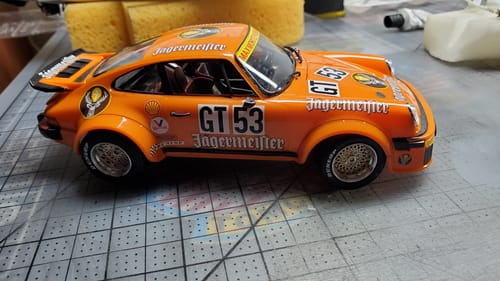 Customer photo review of Revell 5669 Jagermeister Porsche Gift Set 1:24