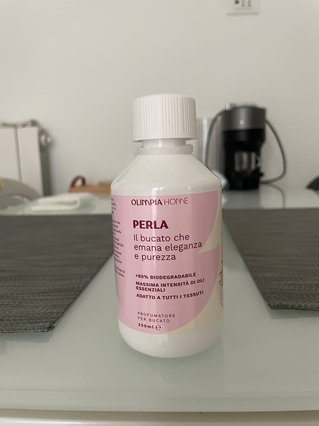 Customer photo review of Perla – Il bucato che emana eleganza e purezza