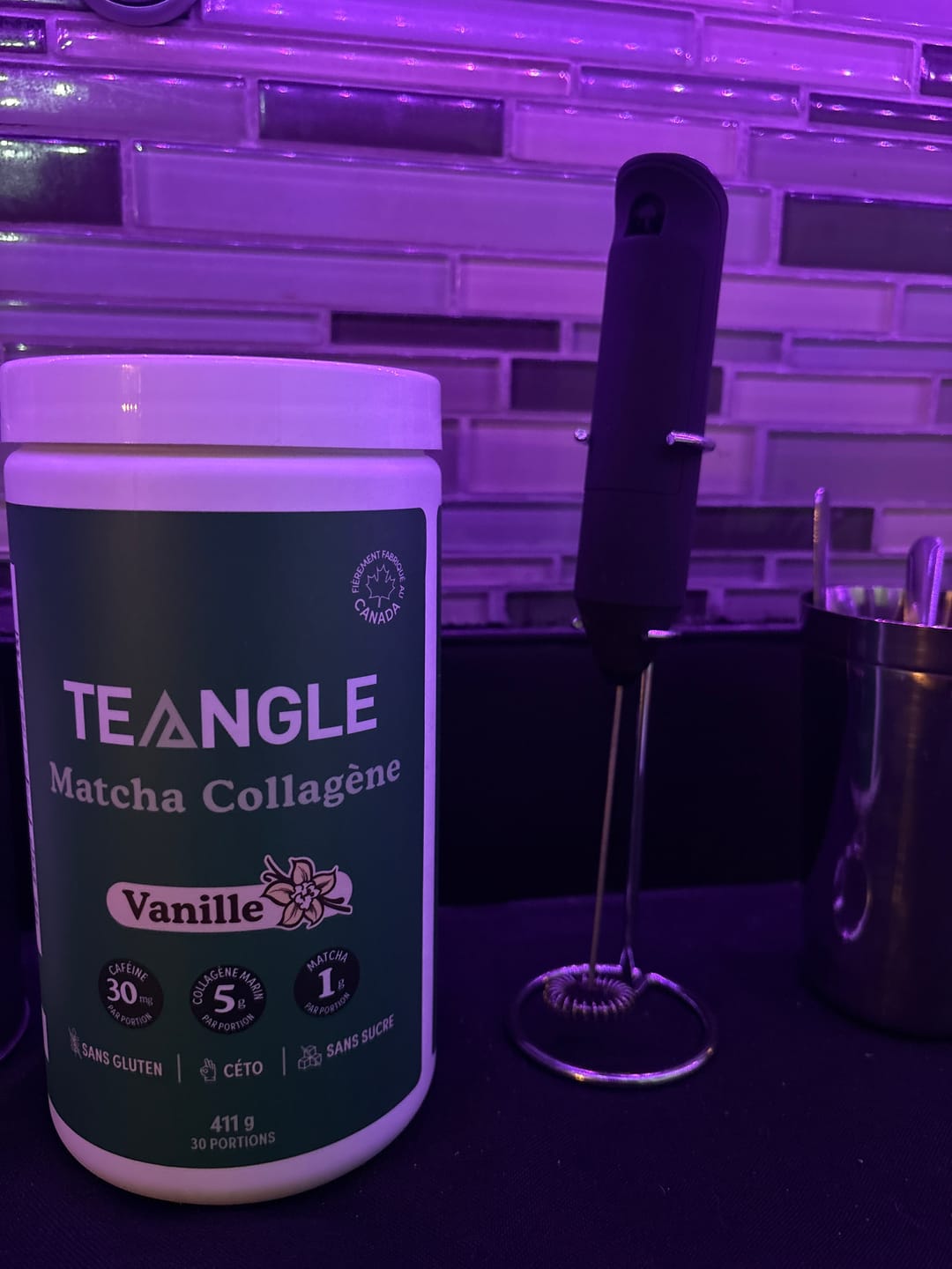 Customer photo review of Teangle - Matcha Collagène 333g - 411g