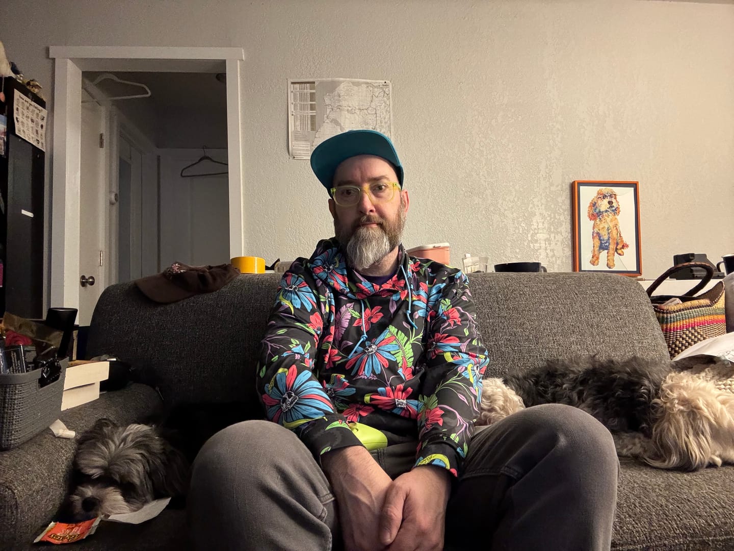 Customer photo review of Doom and Bloom – Performance Hoodie