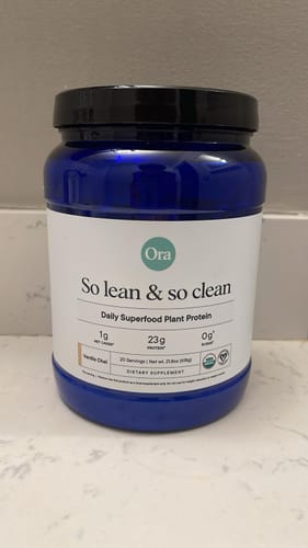 Customer photo review of So Lean & So Clean Protein Powder