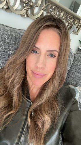 Customer photo review of Ella Balayage Full Volume Hair Topper