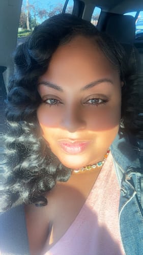 Customer photo review of Gold Solstice Gemstone Bundle (Necklace & Bracelet)