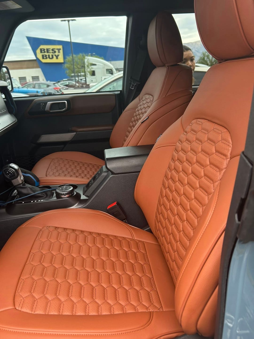 Customer photo review of 2021+ Ford Bronco 4 Door Custom Leather Seat Covers