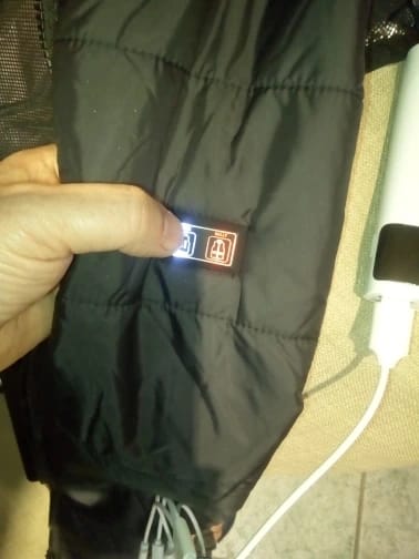 Customer photo review of Beheizte Weste mit 9 Heiz-Zonen – Ultraleicht, USB-betrieben & ideal für Outdoor-Abenteuer