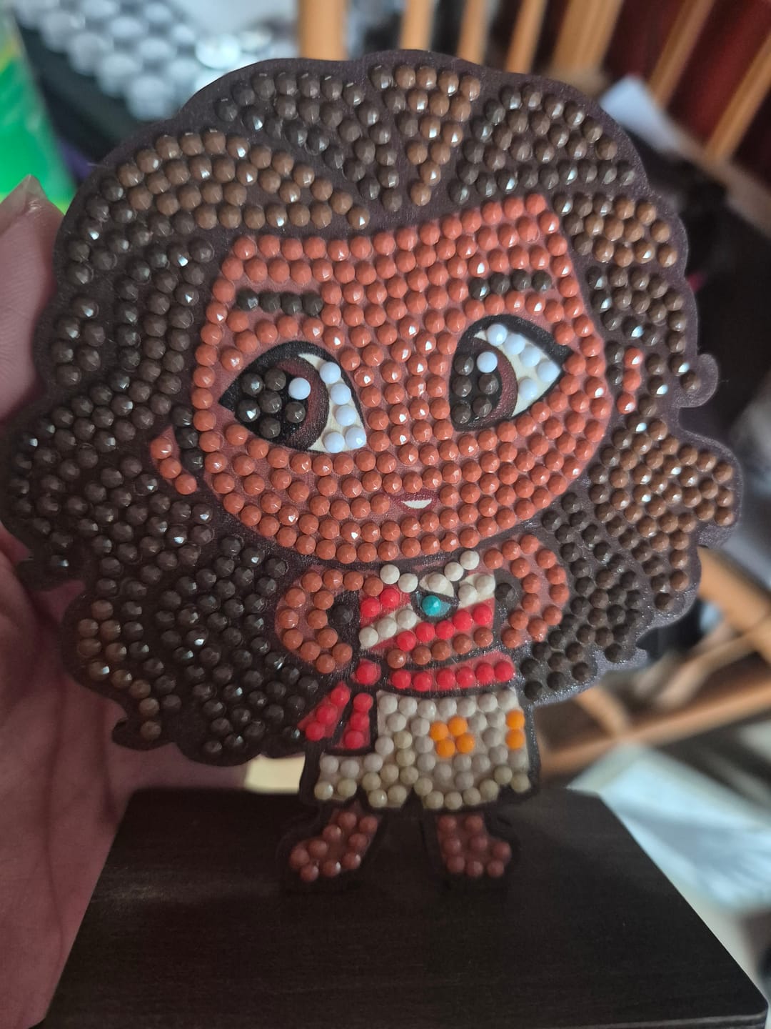 Customer photo review of Disney Crystal Art Pin Badge - Blind Bag