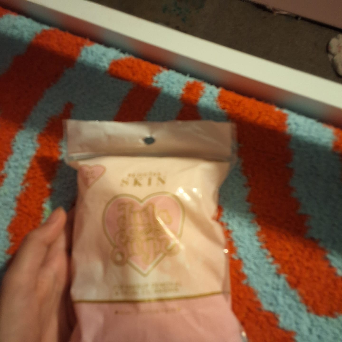 Customer photo review of P.Louise Just A Swipe Heart-Shaped Cotton Pads