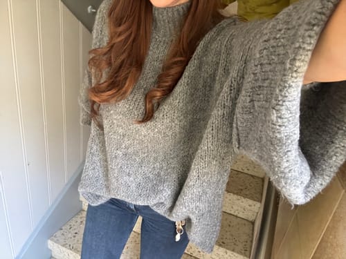 Customer photo review of Ultra-Soft Off-Shoulder Knit