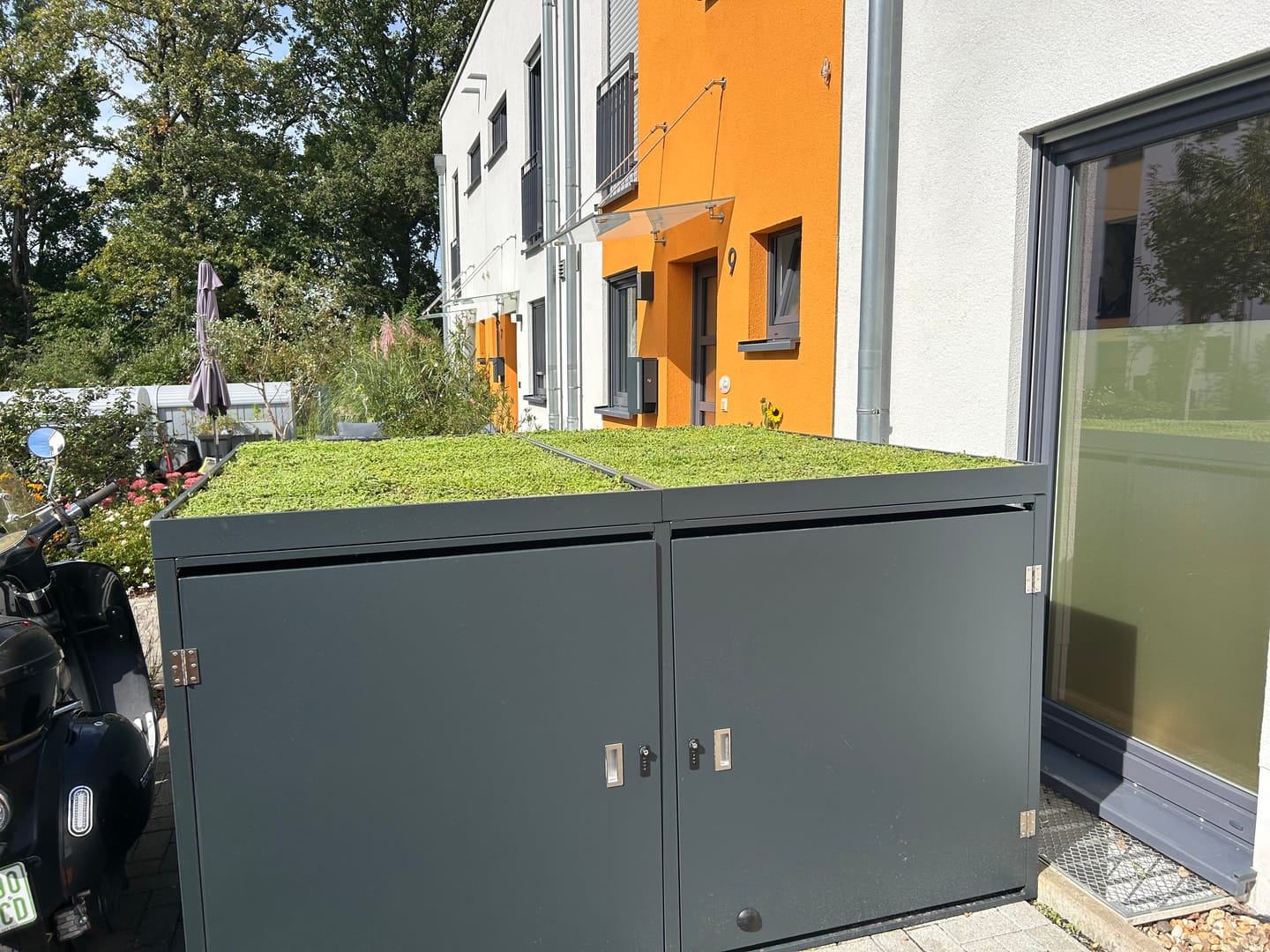 Customer photo review of Gartenhaus Set