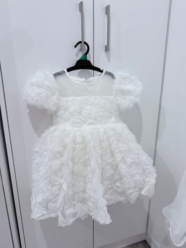 Customer photo review of Girls Communion Dress Girls Birthday Bow Princess Dress