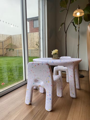 Customer photo review of Confetti Table