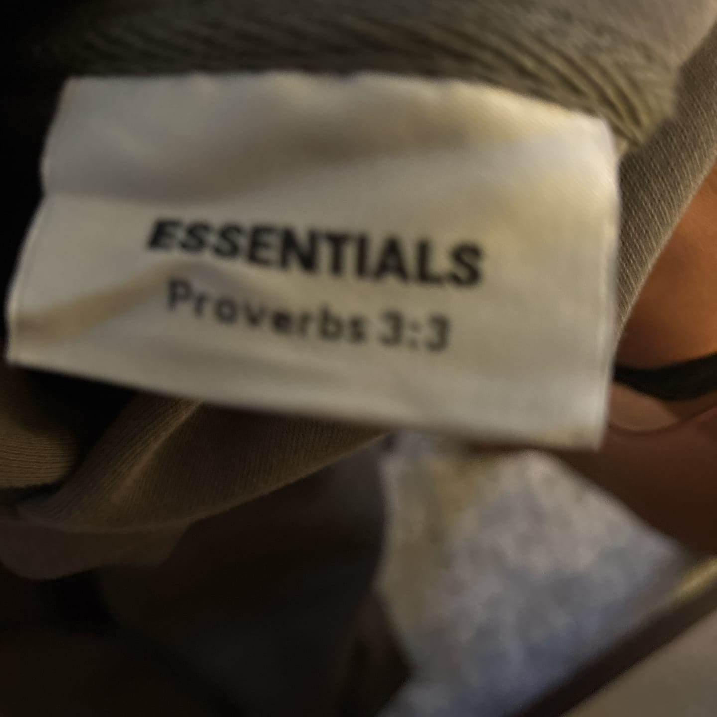 Customer photo review of NEW! Stylish 3:3 Essentials Hooded Sweatshirt 3:3 3SS3NTIALS HOODIE (Black)