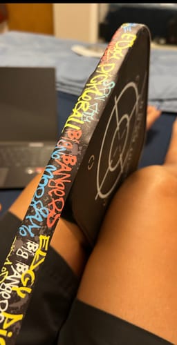 Customer photo review of Graffiti Edge Tape (3 pack) - Pickleball Paddle Edge Tape