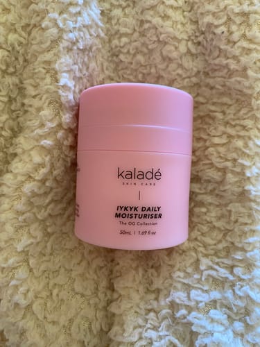 Customer photo review of IYKYK Daily Moisturiser