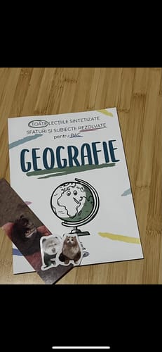 Recenzie cu fotografie de la un client despre Carte Geografie Bacalaureat Bacademia