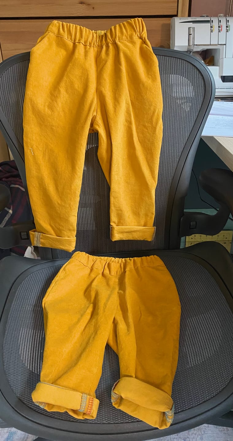 Customer photo review of Plain Needlecord Fabric