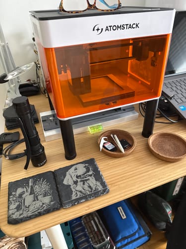 Customer photo review of AtomStack P1 Laser Engraver