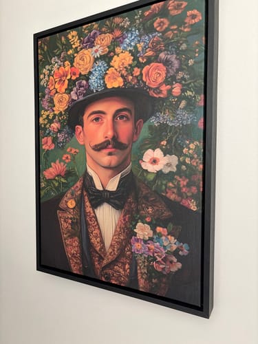 Customer photo review of Victorian Gentleman No3 Print
