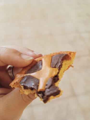 Customer photo review of Crostatine con crema al cioccolato
