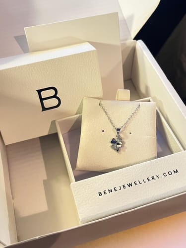 Customer photo review of Ana Clover Necklace