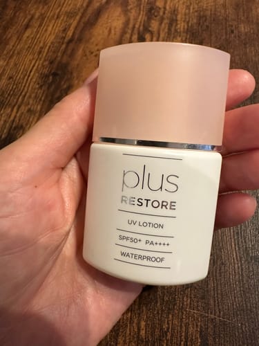 Customer photo review of UVローション （SPF50+ / PA++++）